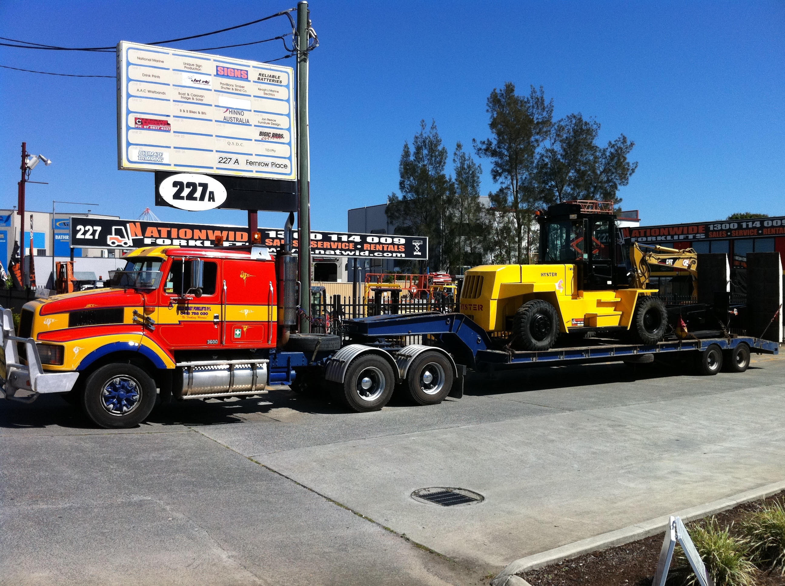 Forklift Going Out On Hire